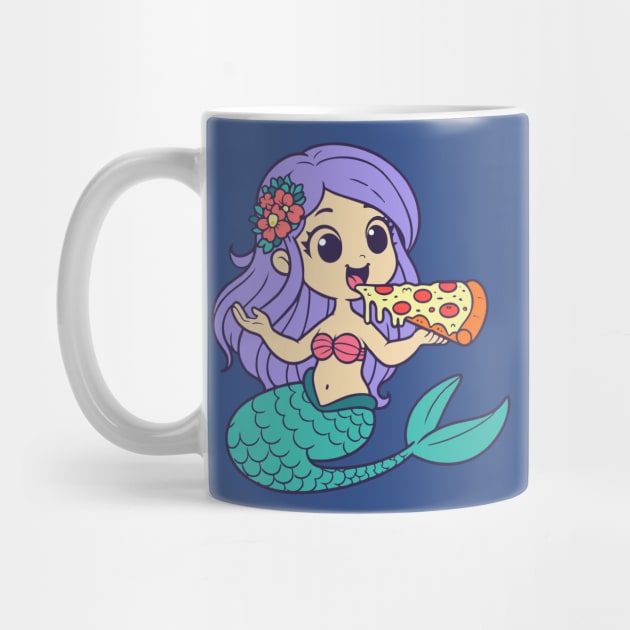 Pizza Mermaid by DavesTees